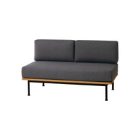 GLAM|2P SOFA|チャコールグレー