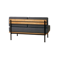 GLAM|2P SOFA|チャコールグレー