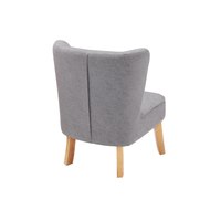 Adele Living Chair|アデル リビングチェア|グレー(脚部:ナチュラル)