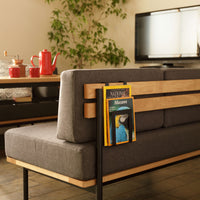 GLAM|Arm Sofa|アームソファ|チャコールグレー