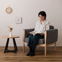AZUMAYA|1P Sofa|Weyde|グレー