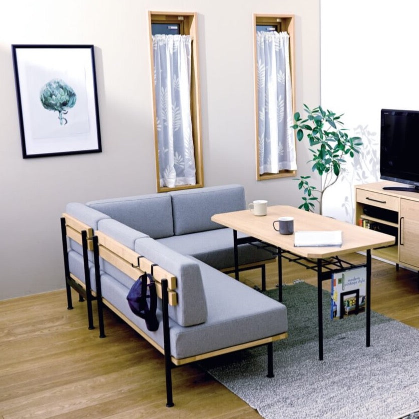 GLAM|Arm Sofa|アームソファ|ライトグレー