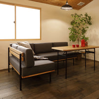 GLAM|Arm Sofa|アームソファ|チャコールグレー