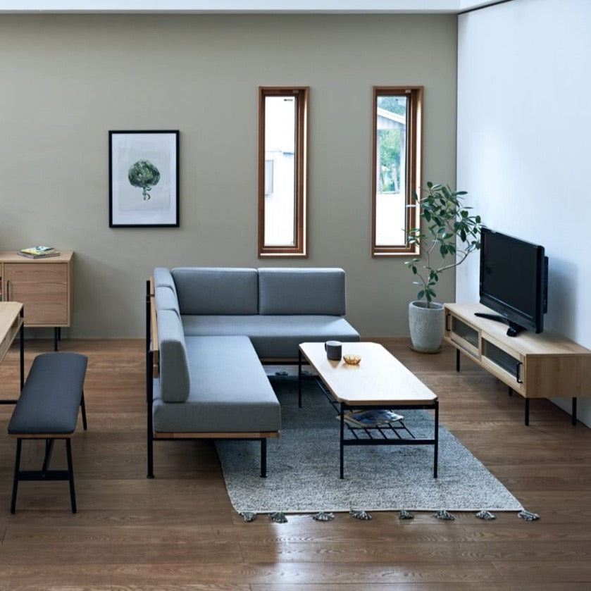 GLAM|Arm Sofa|アームソファ|チャコールグレー