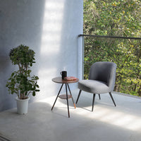 Plum Living Chair|リビングチェア プラム|ワインレッド