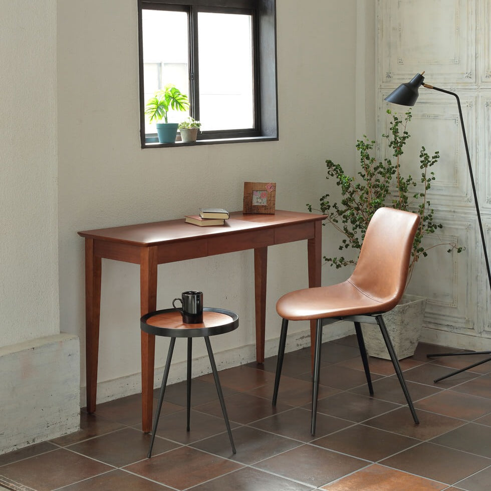 DH TEA TABLE シェルフ付 サイドテーブル S ダークブラウン Marco Side Table｜マルコ サイドテーブル｜ダークブラウン – チェア