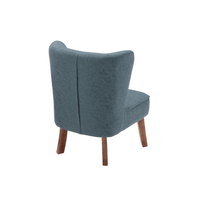 Adele Living Chair｜アデル リビングチェア｜ブルー （脚部：ダークブラウン）