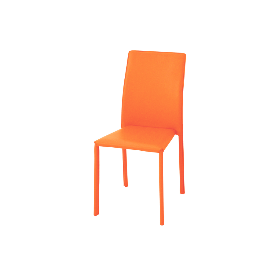 Bright Stacking Chair｜ブライトスタッキングチェア｜オレンジ【2脚セット】